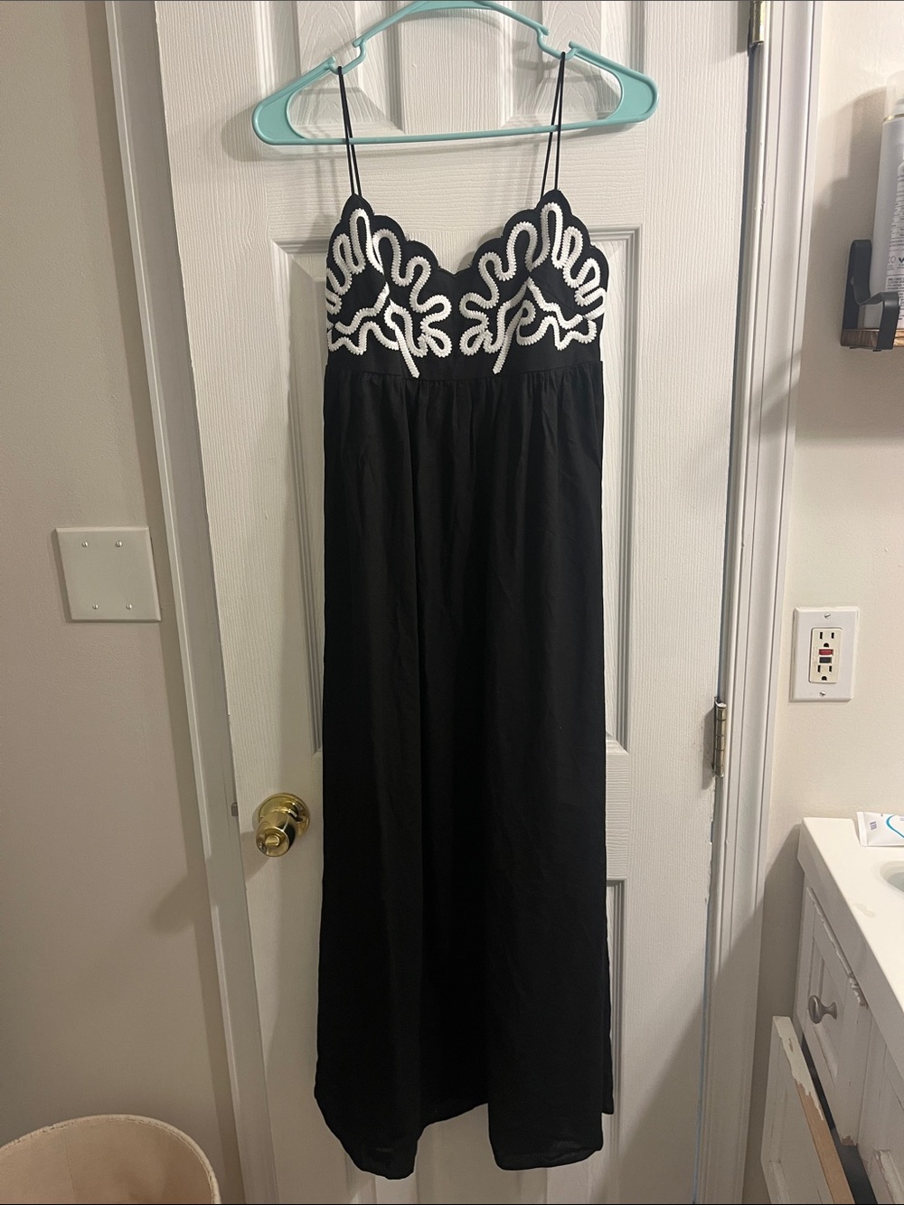 Black maxi dress